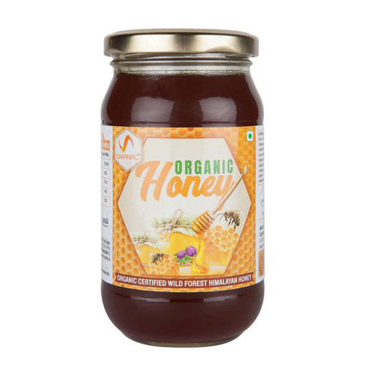 UMANAC Organic Honey  | Certified Organic | Wild Himalayan Forest Honey | 500gm