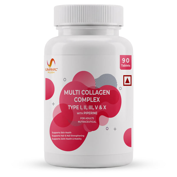 Umanac Plus Multi Collagen Complex Types I, II, III, V and X, 90 Tablets