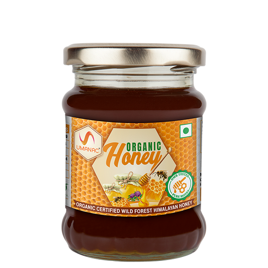 UMANAC Organic Honey | Certified Organic | Wild Himalayan Forest Honey | 250 gm