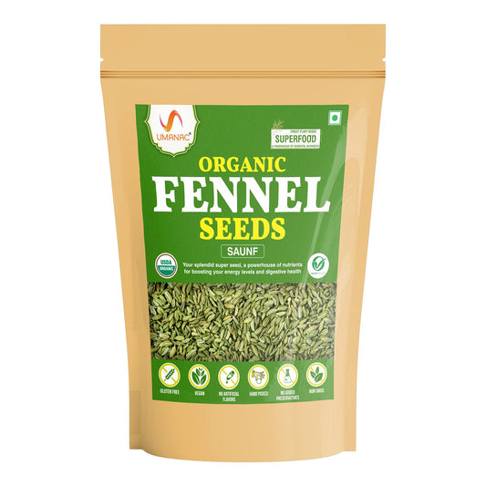 UMANAC Organic Fennel Seeds | Saunf | Super Food 200g