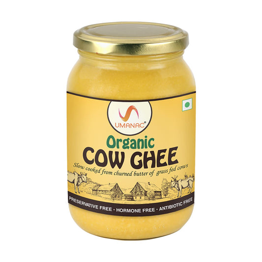 UMANAC Organic Cow Ghee | Bilona Desi Cow Ghee - 500ml/1000ml
